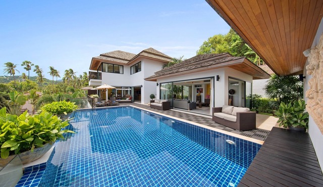 Spacious 4BR Oceanview Villa | Bophut Beach in Ko Samui District