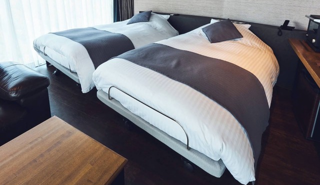 Standard 1 night without meals Westernstyle twin room on upper floors 7th and 8th floors/Oita Ōita