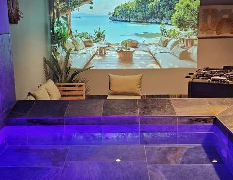 Villa Lion - SPA Privé, Climatisation, Sauna, Borne d'arcade, Babyfoot in Ittenheim