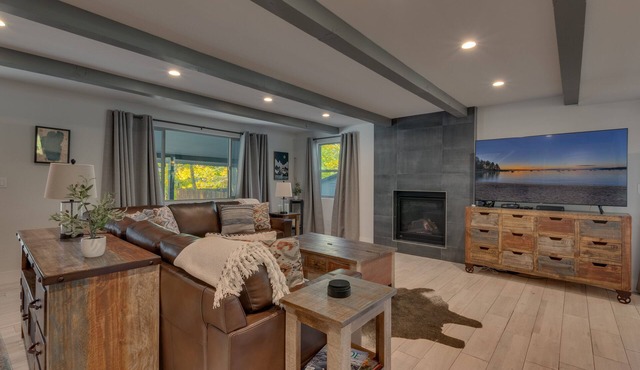 Walk to Restaurants & Bars | 6BR Tahoe Home | Hot Tub (SL196)