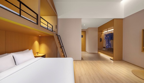 Family Room with Three Beds