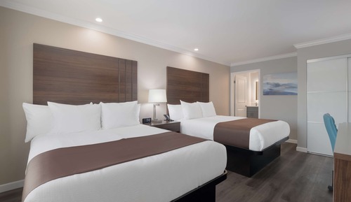 Standard Room, 2 Queen Beds, Non Smoking, Refrigerator & Microwave