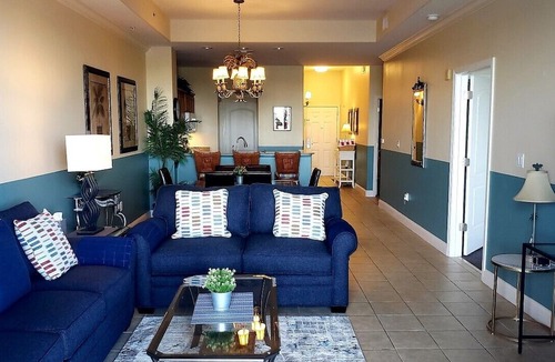 Florida Central Atlantic Coast Condo | Serene Oasis Lakefront Penthouse Facing Disney